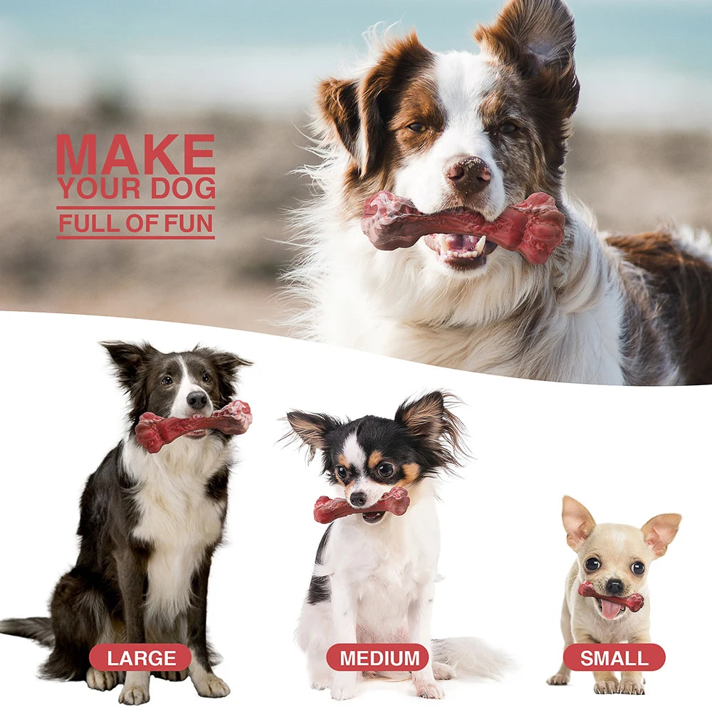 Masbrill Indestructible Bone Shaped Dog Toy for Aggressive Chewers