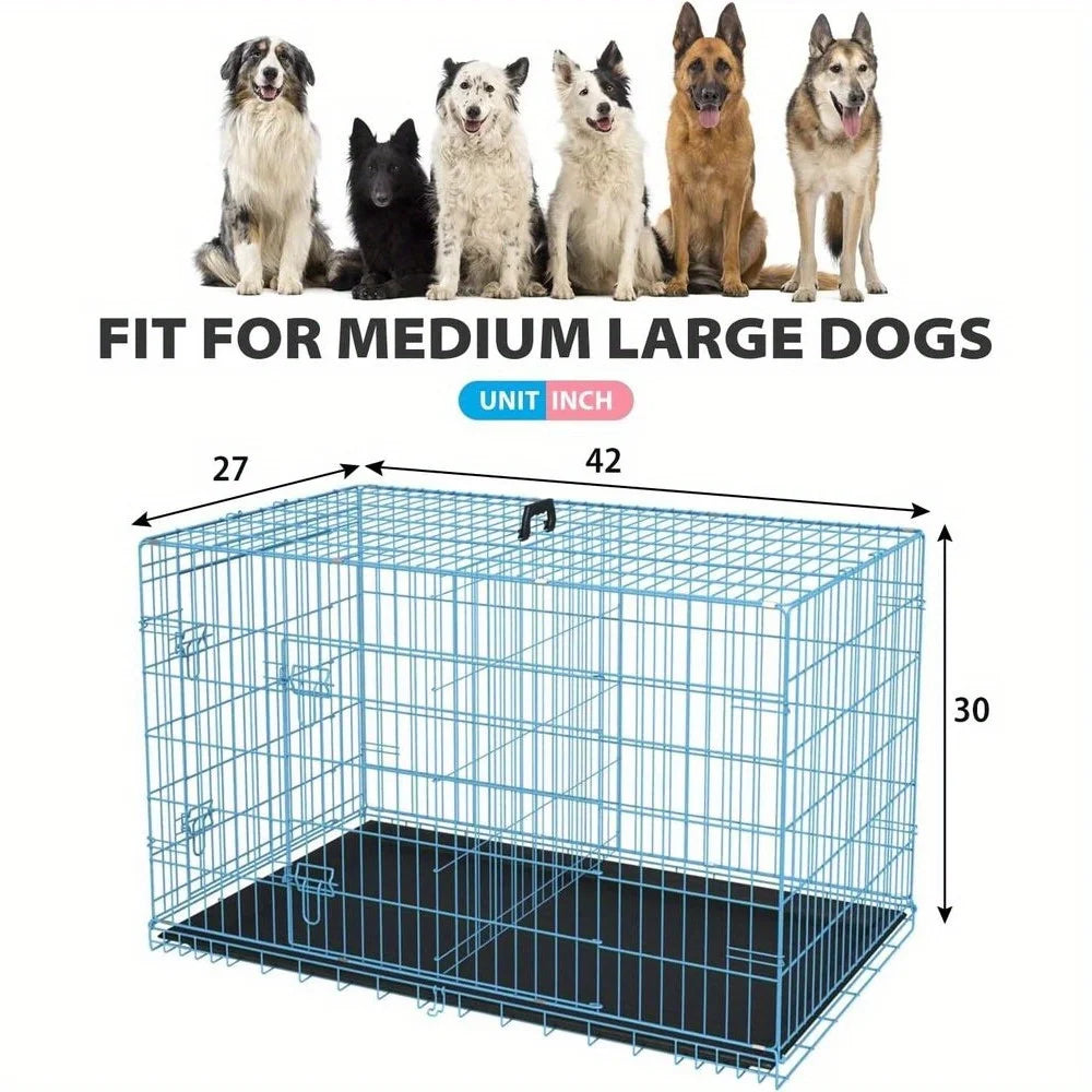 Hign-concerned Folding Wire Kennel For Large Dog Crate