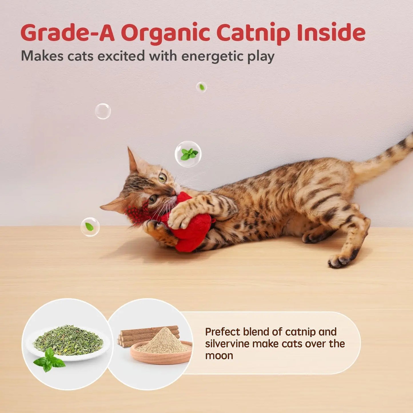 CN Zhejiang Two Chirping Birds Cat Toys