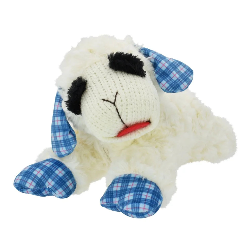 XMSJ Lamb Chop Dog Plush Toy Squeaker Fetch Cuddle
