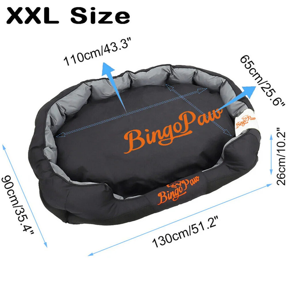 Waterproof XXL Orthopedic Dog Bed Washable Pet Cushion