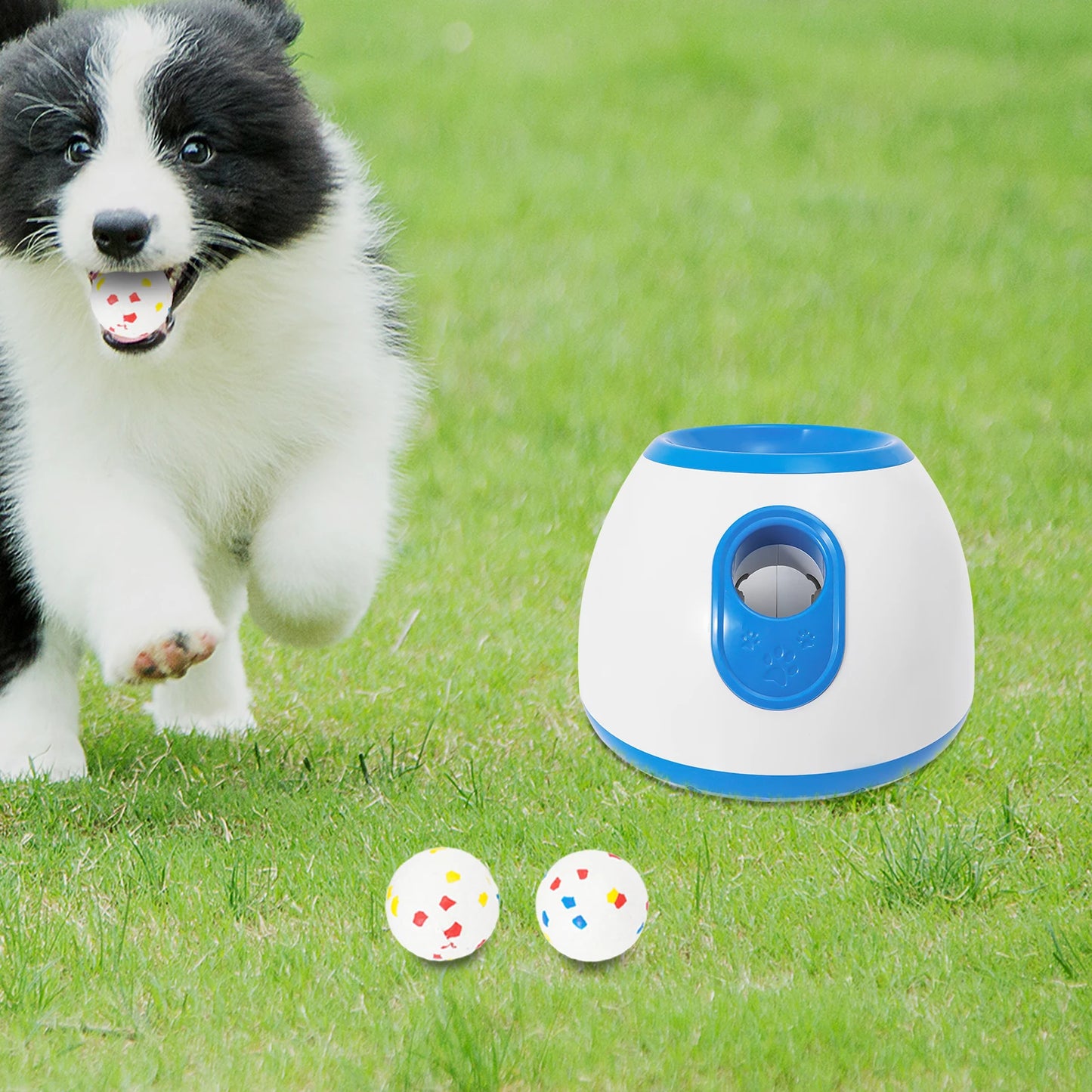 Bymaocar Automatic Ball Launcher for Dogs with Adjustable Throw