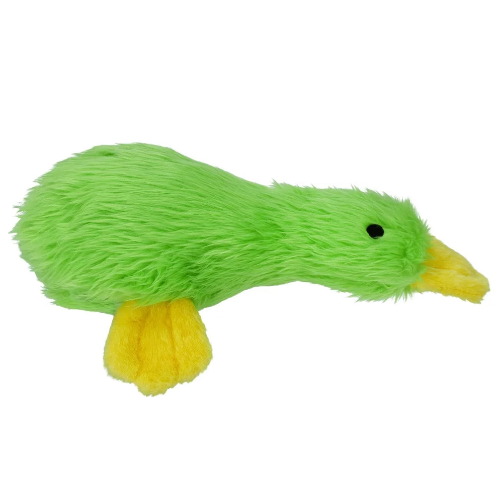 XMSJHign Concerned Plush Duck Dog Toy With Squeaker