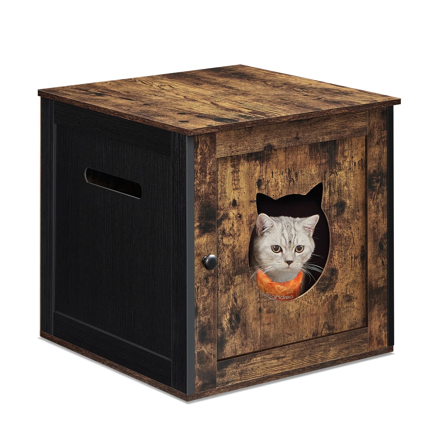 Feandrea Hidden Litter Box Furniture Enclosure Cabinet for Cats