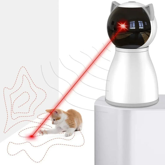 Automatic Random Trajectory Cat Laser Toy for Indoor Fun