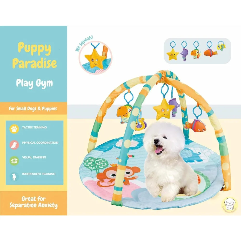 Puppy Play Gym Interactive Activity Mat For Dogs And Cats