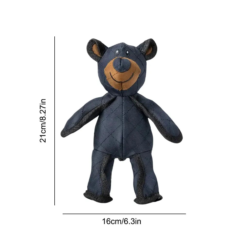 Hign-concerned Mighty Bear Robust Plush Interactive Dog Toy