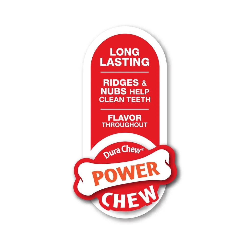 XMSJH Power Chew Nylon Dog Bone Peanut Butter Flavor Toy