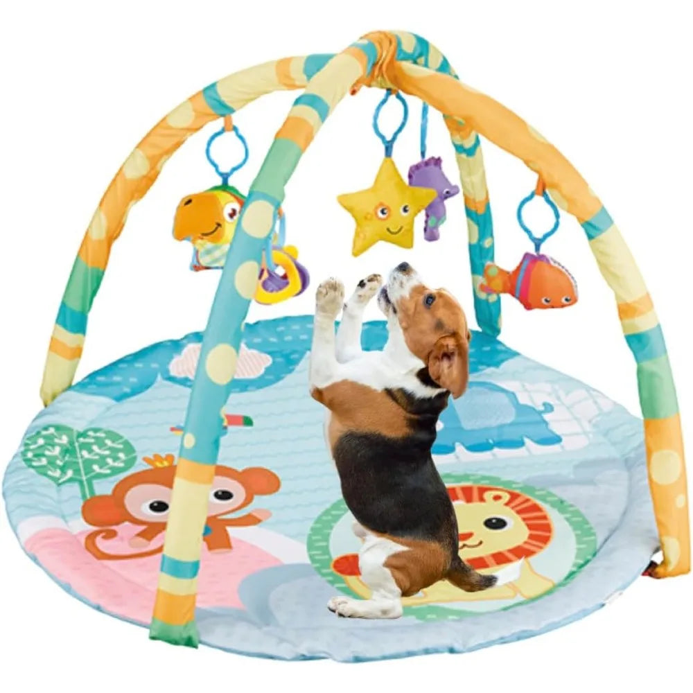 Puppy Play Gym Interactive Activity Mat For Dogs And Cats