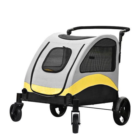 Portable Dog Stroller for Large Dogs Foldable and Breathable