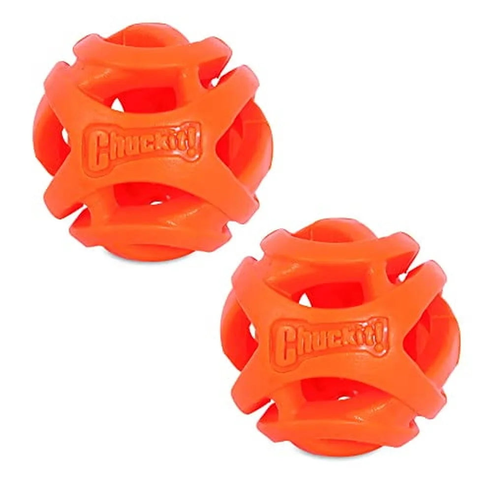 XMSJ High Performance Dog Fetch Ball Set of 2 Rubber