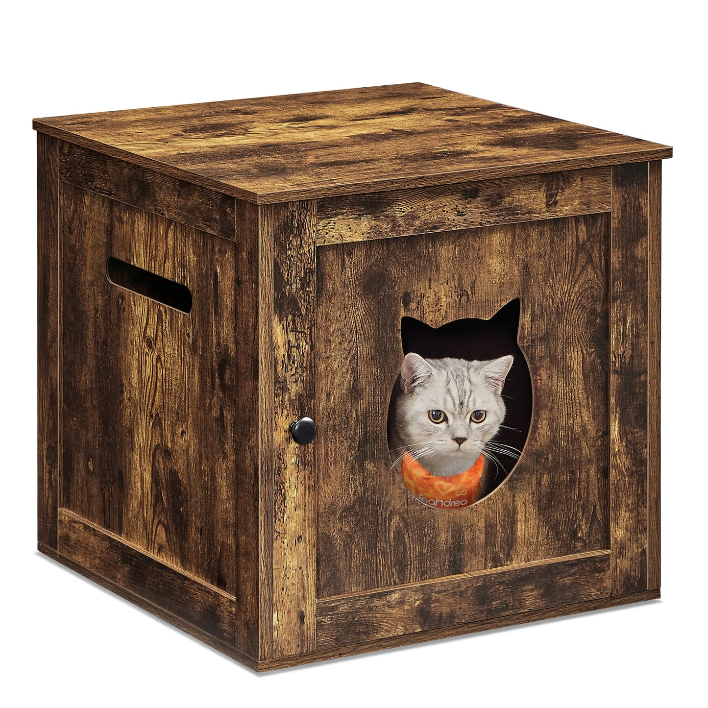 Feandrea Hidden Litter Box Furniture Enclosure Cabinet for Cats