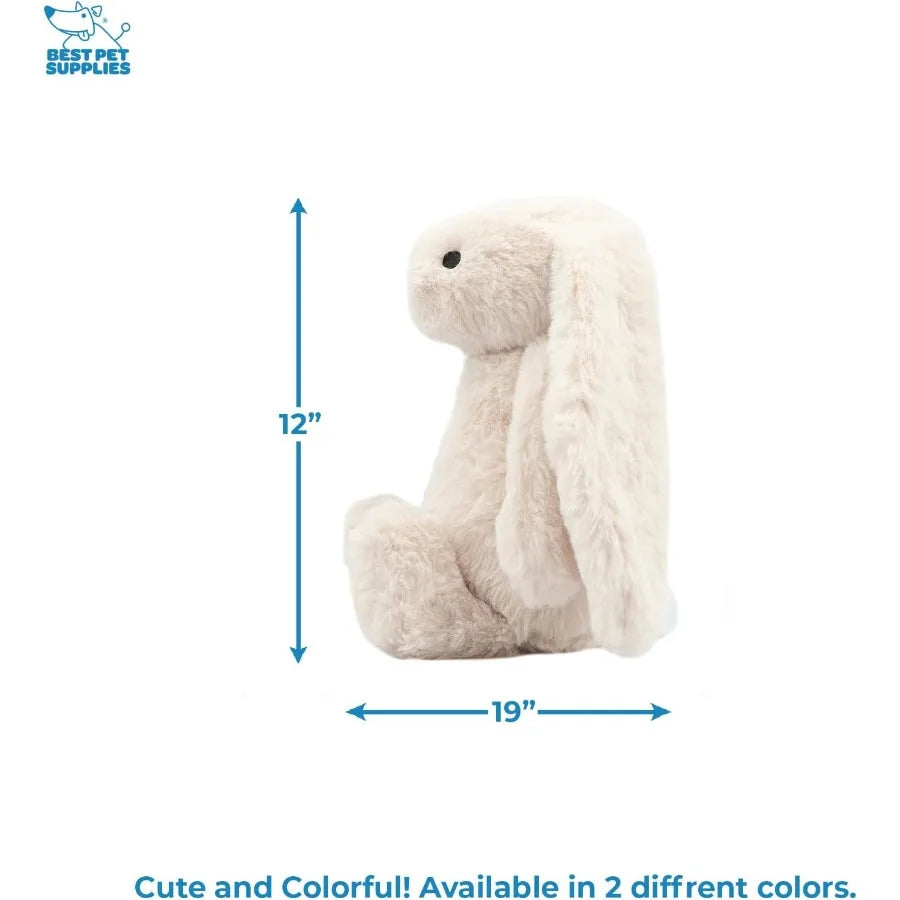 Hign-concerned Interactive Bunny Buddy Dog Toy With Crinkle Squeak
