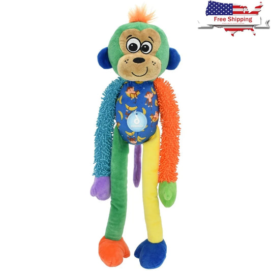 XMSJHignconcerned Plush Monkey Toy With Six Squeakers