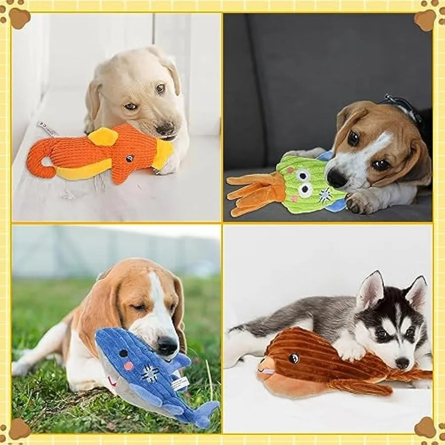 Hign-concerned Dog Squeaky Toys Bulk Plush Assortment