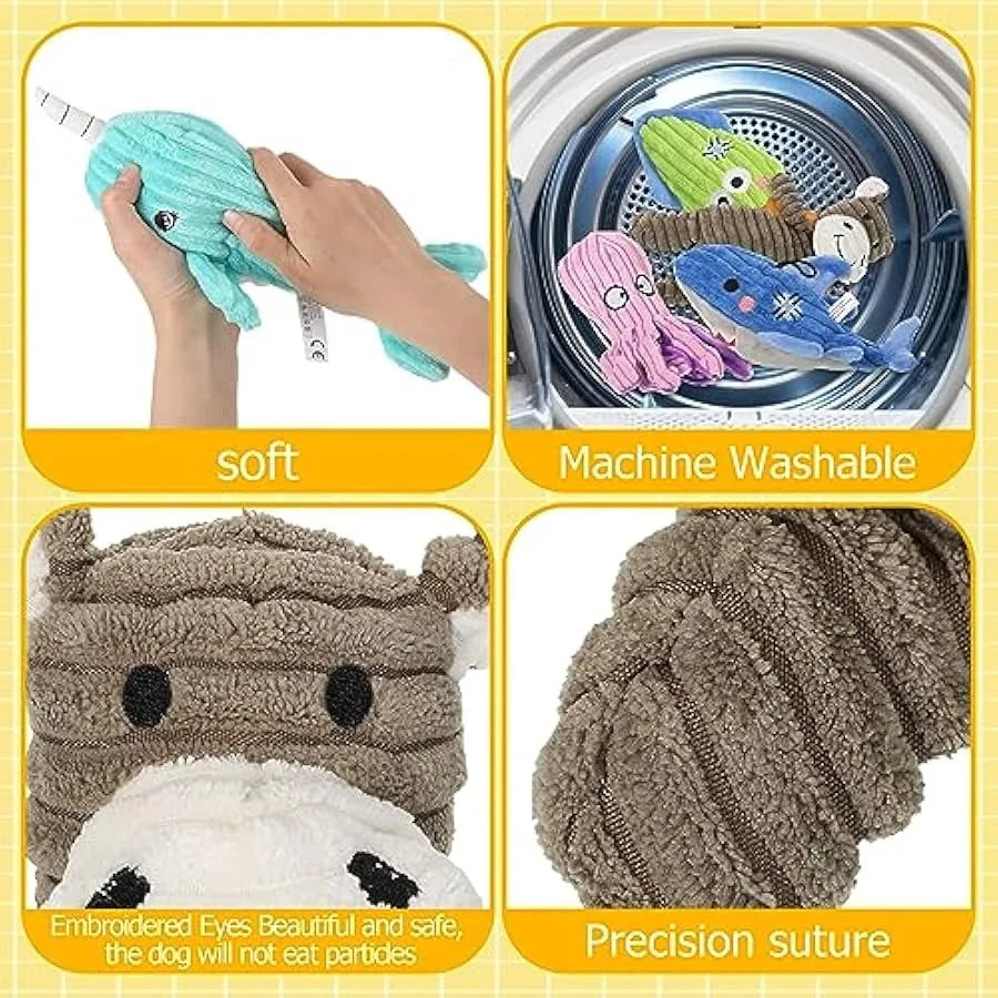 Hign-concerned Dog Squeaky Toys Bulk Plush Assortment