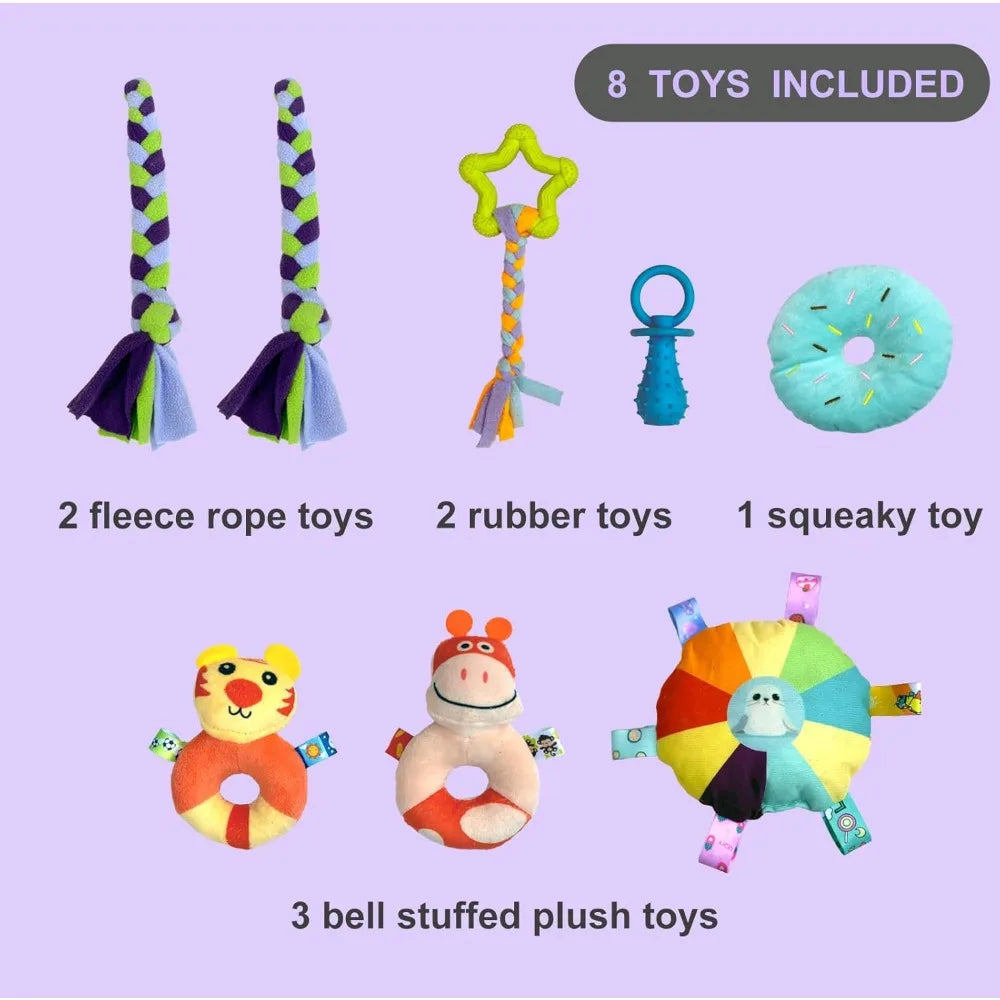 Hign Concerned Puppy Play Gym With Eight Hanging Toys
