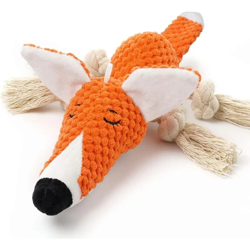 Hign-concerned Durable Plush Dog Tug Toy Set For Fun