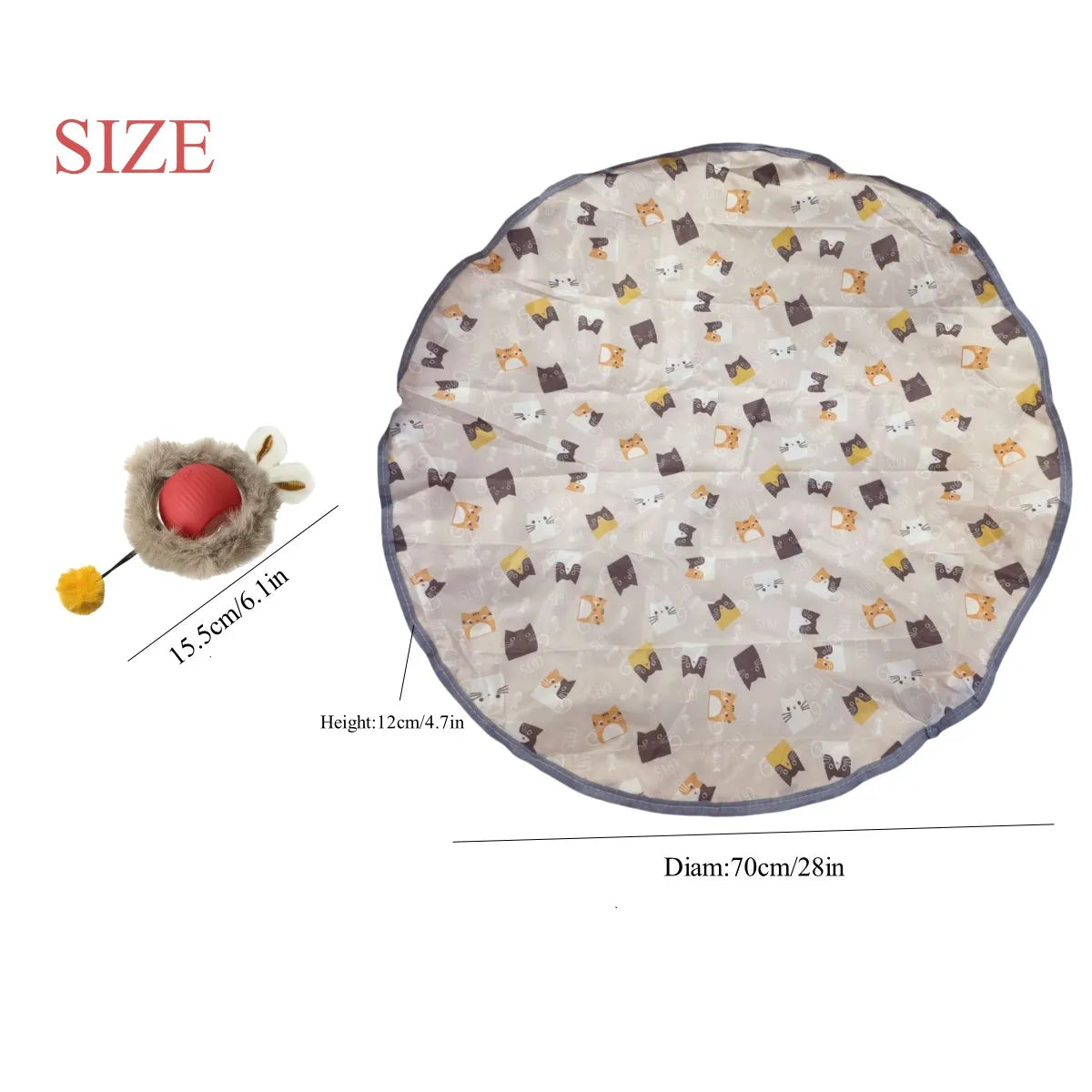 CN Zhejiang Interactive Cat Toy Motion-Sensing Rolling Ball Hide-and-Seek