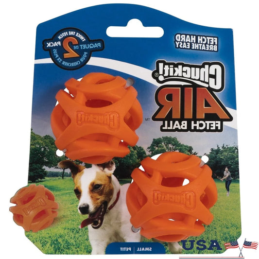 XMSJ High Performance Dog Fetch Ball Set of 2 Rubber