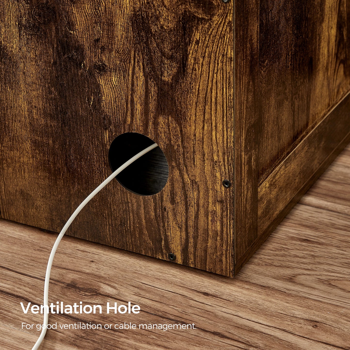 Feandrea Hidden Litter Box Furniture Enclosure Cabinet for Cats