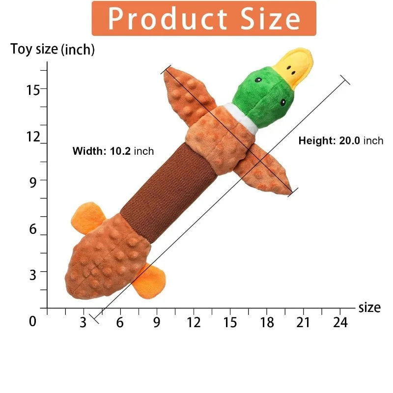 Hign-concerned Durable Plush Dog Tug Toy Set For Fun