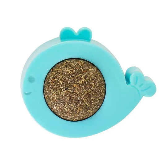Catnip Ball Licking Toy for Cats Rotatable Wall Treats
